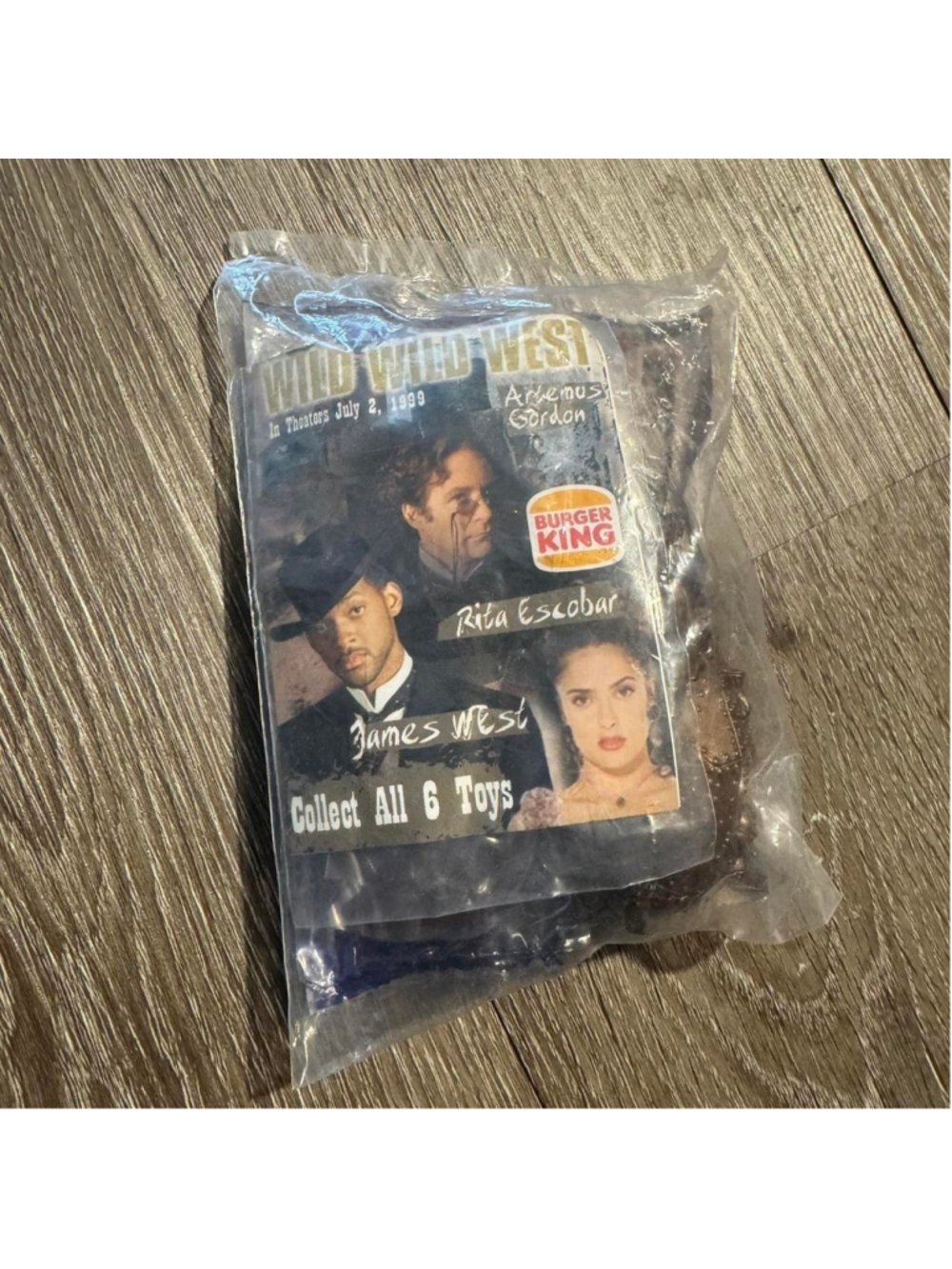 Burger King 1999 Kids Meal Toy Wild Wild West #5 Will Smith